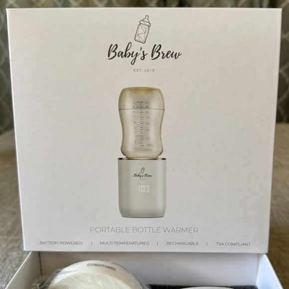 EUC Baby's Brew Portable Bottle Warmer with 4 Adapters - Picture 3 of 10